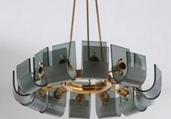 Gino Paroldo Mid Century Modern chandelier by Gino Paroldo - 2582411