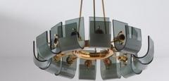 Gino Paroldo Mid Century Modern chandelier by Gino Paroldo - 2582413