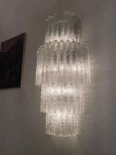 Gino Poli Monumental Murano Glass Chandelier Designed by Gino Poli for Aureliano Toso - 2171268