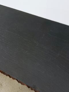 Gino Russo Gino Russo Carved Wood Slate Floating Credenza - 4477995