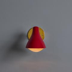 Gino Sarfatti 1950s Gino Sarfatti Model 10 Sconce for Arteluce in Red - 4453522