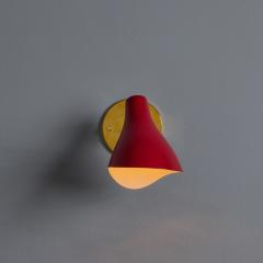 Gino Sarfatti 1950s Gino Sarfatti Model 10 Sconce for Arteluce in Red - 4453524