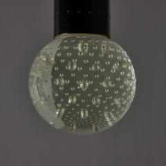 Gino Sarfatti 1960s Gino Sarfatti Metal and Seguso Glass Pendant Chandelier for Arteluce - 4633113