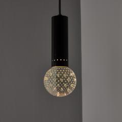 Gino Sarfatti 1960s Gino Sarfatti Metal and Seguso Glass Pendant Chandelier for Arteluce - 4633118