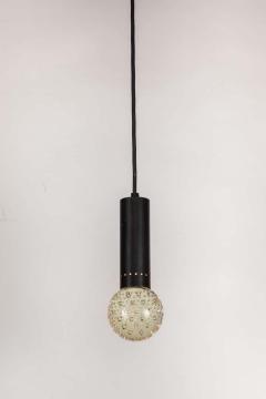 Gino Sarfatti 1960s Gino Sarfatti Metal and Seguso Glass Pendants for Arteluce - 1460212