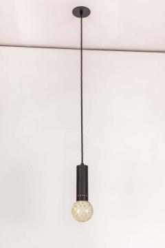 Gino Sarfatti 1960s Gino Sarfatti Metal and Seguso Glass Pendants for Arteluce - 1460214