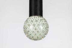 Gino Sarfatti 1960s Gino Sarfatti Metal and Seguso Glass Pendants for Arteluce - 1460215