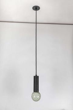 Gino Sarfatti 1960s Gino Sarfatti Metal and Seguso Glass Pendants for Arteluce - 1460216