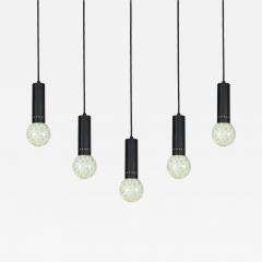 Gino Sarfatti 1960s Gino Sarfatti Metal and Seguso Glass Pendants for Arteluce - 1461960