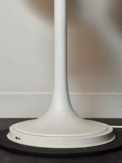 Gino Sarfatti Gino Sarfatti 543 Lamp for Arteluce White Lacquered Metal and Opaline Globes - 4693827