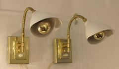 Gino Sarfatti Gino Sarfatti Attributed Adjustable Arm Sconces Italy 1960s - 71490