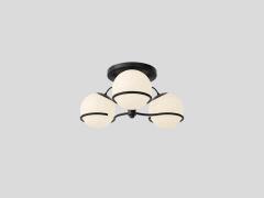 Gino Sarfatti Gino Sarfatti Model 2042 3 Ceiling Light in Black - 1786304