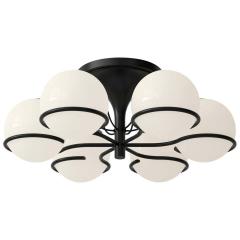 Gino Sarfatti Gino Sarfatti Model 2042 3 Ceiling Light in Black - 1786313