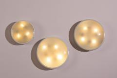 Gino Sarfatti Gino Sarfatti Model 3001 Ceiling Lamps for Arteluce Italy 1950s Set of 3  - 4577164