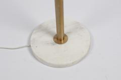 Gino Sarfatti Gino Sarfatti Style Spiral Floor Lamp with White Marble Base - 454758