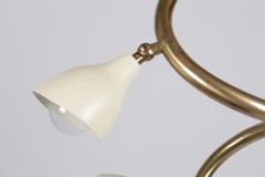 Gino Sarfatti Gino Sarfatti Style Spiral Floor Lamp with White Marble Base - 454760