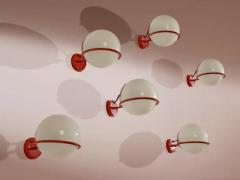 Gino Sarfatti Gino Sarfatti metal and glass wall lights Model 237 1 by Arteluce Italy 1959 - 3723023