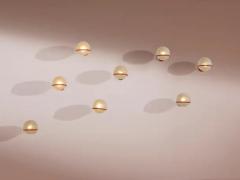 Gino Sarfatti Gino Sarfatti metal and glass wall lights Model 237 1 by Arteluce Italy 1959 - 3723024