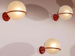 Gino Sarfatti Gino Sarfatti metal and glass wall lights Model 237 1 by Arteluce Italy 1959 - 3723059