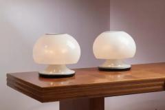 Gino Sarfatti Gino Sarfatti pair of perspex Table lamps Model 596 Arteluce Italy 1968 - 3476217