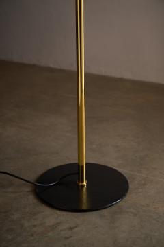 Gino Sarfatti Italian Brass and Steel 12 Light Floor Lamp 1970s - 4499395