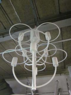 Gino Sarfatti Italian Mid Century Modern Chandelier Attributed to Gino Sarfatti - 1799594