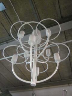 Gino Sarfatti Italian Mid Century Modern Chandelier Attributed to Gino Sarfatti - 1799595