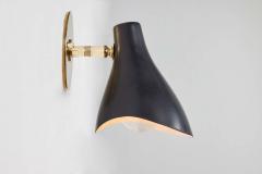 Gino Sarfatti Pair of Gino Sarfatti Model 10 Sconces in Black for Arteluce - 2032435