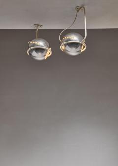 Gino Sarfatti Pair of Model 232G Ceiling Lamps by Gino Sarfatti Arteluce Italy 1960s - 835238