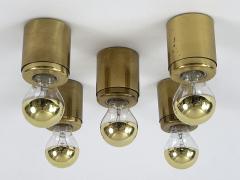 Gino Sarfatti Set of Five Gino Sarfatti Ceiling Lamps or Sconces SP 14 Arteluce Italy 1960s - 4733472