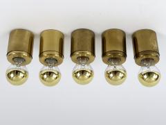 Gino Sarfatti Set of Five Gino Sarfatti Ceiling Lamps or Sconces SP 14 Arteluce Italy 1960s - 4733477