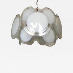 Gino Vistosi Charming Murano Disc Chandelier by Vistosi 1960s - 650804