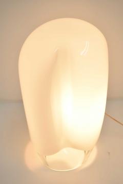 Gino Vistosi Vistosi Large Balloon Form White Glass Table Lamp - 1322666