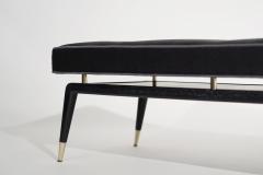 Gio Bench in Cerused Oak and Brass by Stamford Modern - 2884566