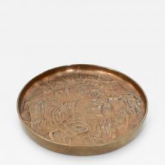 Gio Pomodoro Signed Bronze Dish by ARNALDO AND Gio Pomodoro for Il Sestante Galeria - 4120272