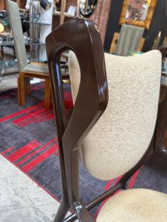 Gio Ponti 1950s Gio Ponti Triennial Armchairs in Dark Wood - 4221203