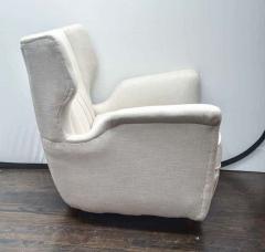 Gio Ponti 1950s Upholstered Club Chairs in Gio Ponti Style - 2505122