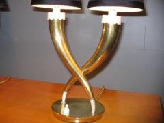 Gio Ponti A Rare Pair of Brass Table Lamps by Gio Ponti - 255859