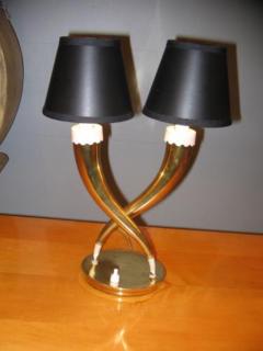 Gio Ponti A Rare Pair of Brass Table Lamps by Gio Ponti - 255860