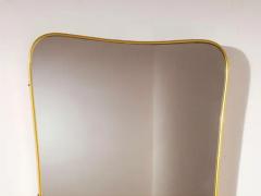 Gio Ponti A mid century Italian brass mirror in the style of Gio Ponti 1960s - 4032617