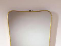 Gio Ponti A mid century Italian brass mirror in the style of Gio Ponti 1960s - 4032618