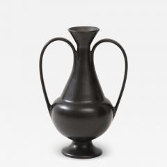 Gio Ponti Black Bucchero Ceramic Vase by Gio Ponti and Carlo Alberto Rossi - 2557910