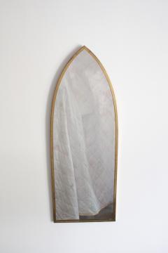 Gio Ponti Brass Cathedral Arch Mirror Italy 1950s - 4159712