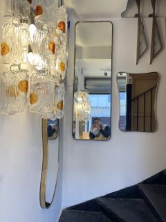 Gio Ponti Brass Free Form Mirror Italy 1950s - 2874301