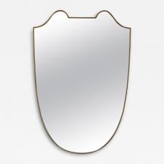 Gio Ponti Brass Shield Mirror - 3826015