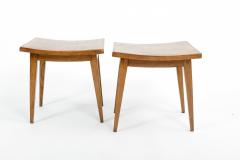 Gio Ponti Curved Wooden Stools attributed to Gio Ponti - 1332483