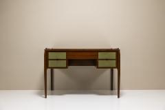 Gio Ponti Desk In Mahogany Veneer Attributed To Gio Ponti Italy 1950s - 3642979