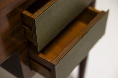 Gio Ponti Desk In Mahogany Veneer Attributed To Gio Ponti Italy 1950s - 3642983