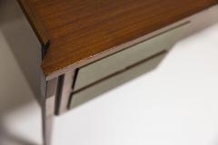 Gio Ponti Desk In Mahogany Veneer Attributed To Gio Ponti Italy 1950s - 3642984
