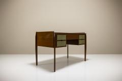 Gio Ponti Desk In Mahogany Veneer Attributed To Gio Ponti Italy 1950s - 3642985
